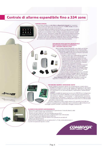 centrale di allarme Amica