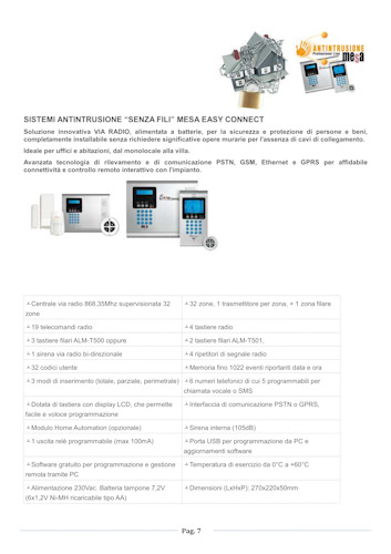 sistema antintrusione senza fili